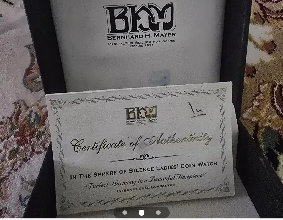 ساعت مچی طلا برنارد اچ مایر سوییس|ساعت|نهاوند, |دیوار