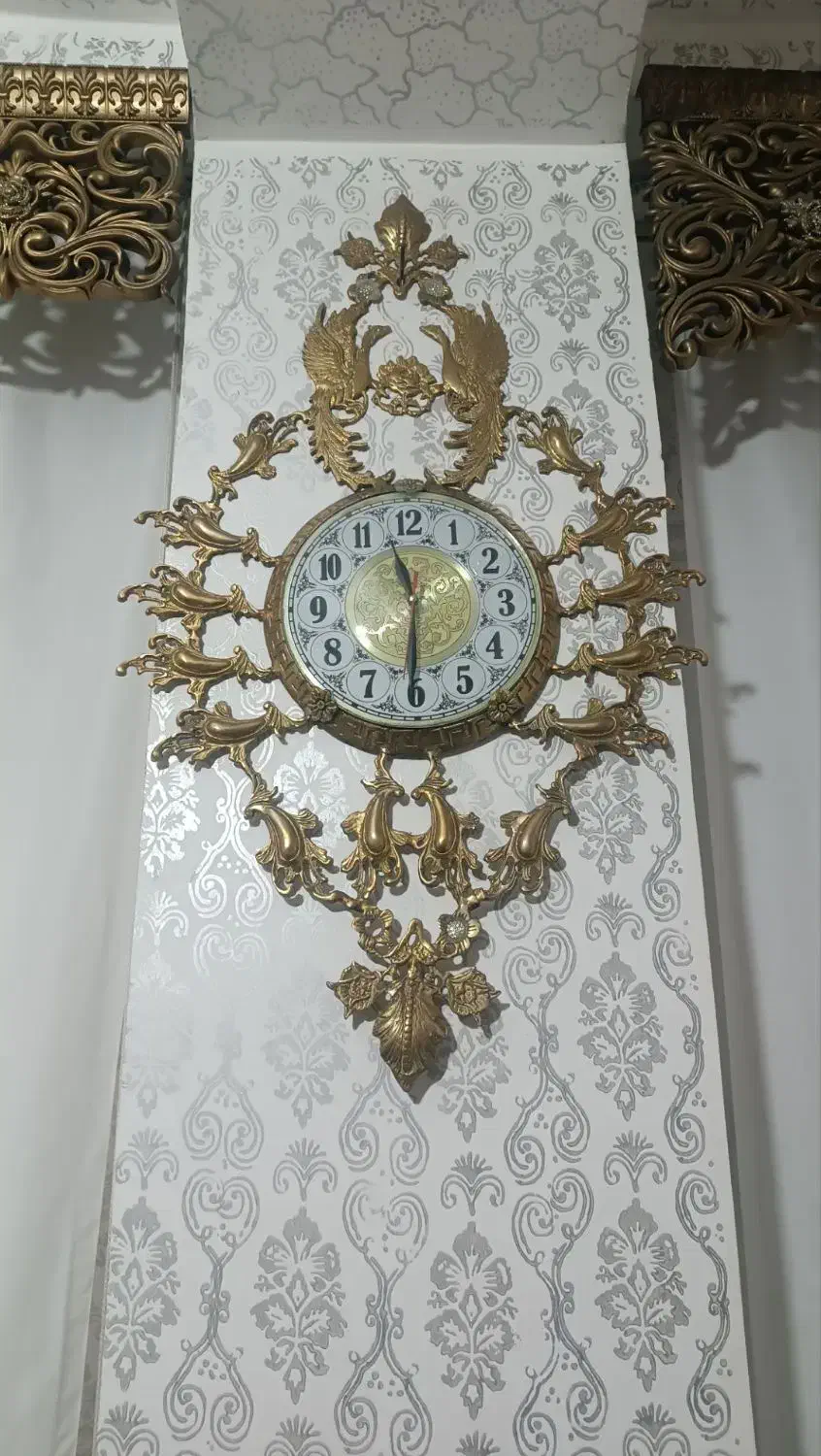 ساعت برنزی|ساعت دیواری و تزئینی|ملکان, |دیوار