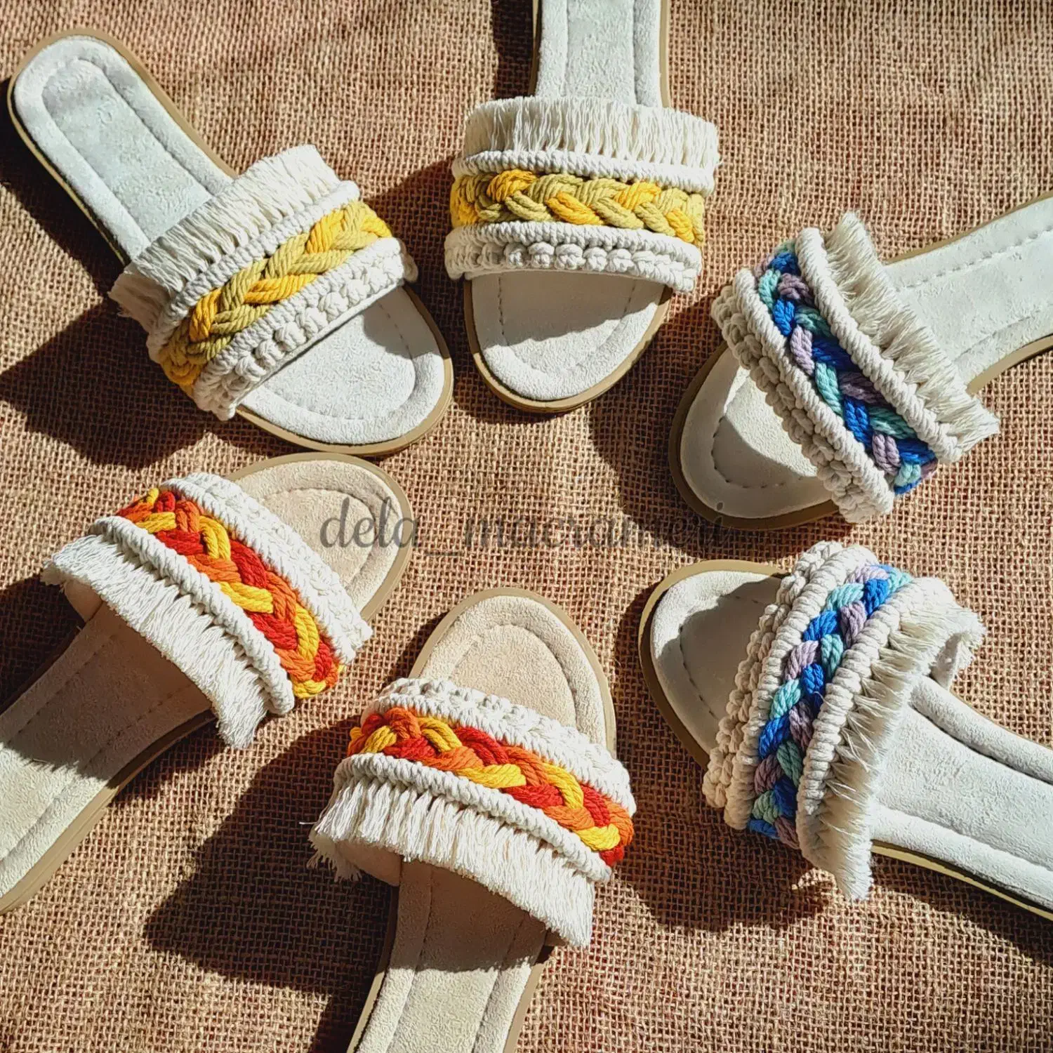 صندل و دمپایی و کیف مکرومه|کیف، کفش، کمربند|کرج, جهان‌شهر|دیوار