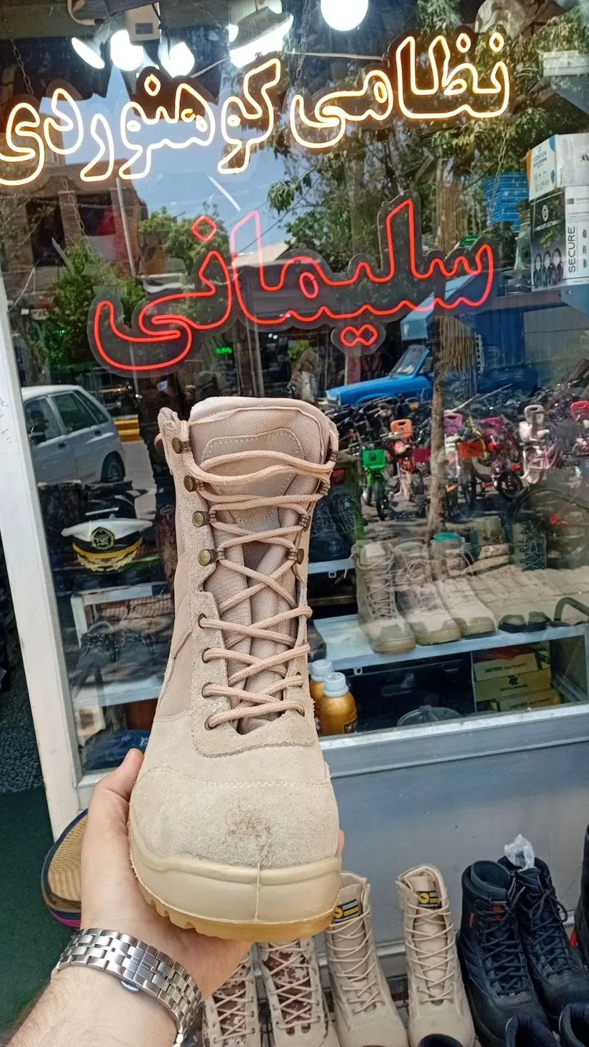 پوتین خاکی مردانه ۴۶ سوپاپ‌دار|کیف، کفش، کمربند|تبریز, |دیوار