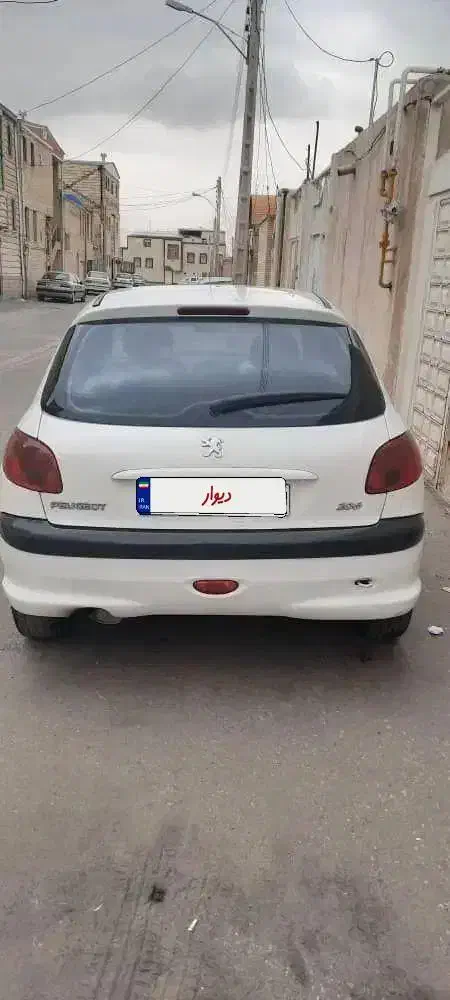 پژو 206سفید مدل80سیرجان|خودرو سواری و وانت|کرمان, |دیوار