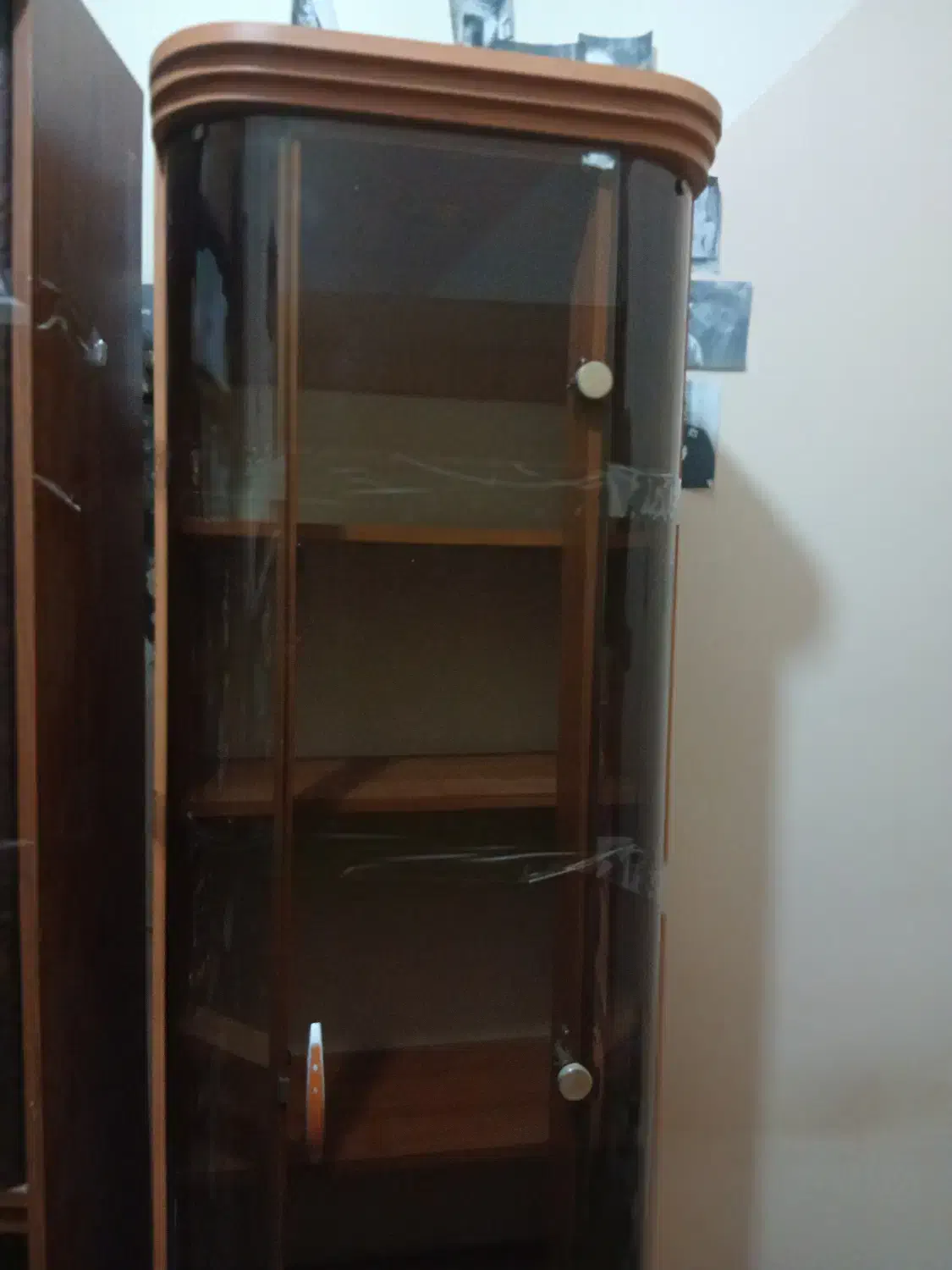 کمد چوبی با۶ قفسه|کتابخانه، شلف، قفسههای دیواری|مشهد, چهارچشمه|دیوار