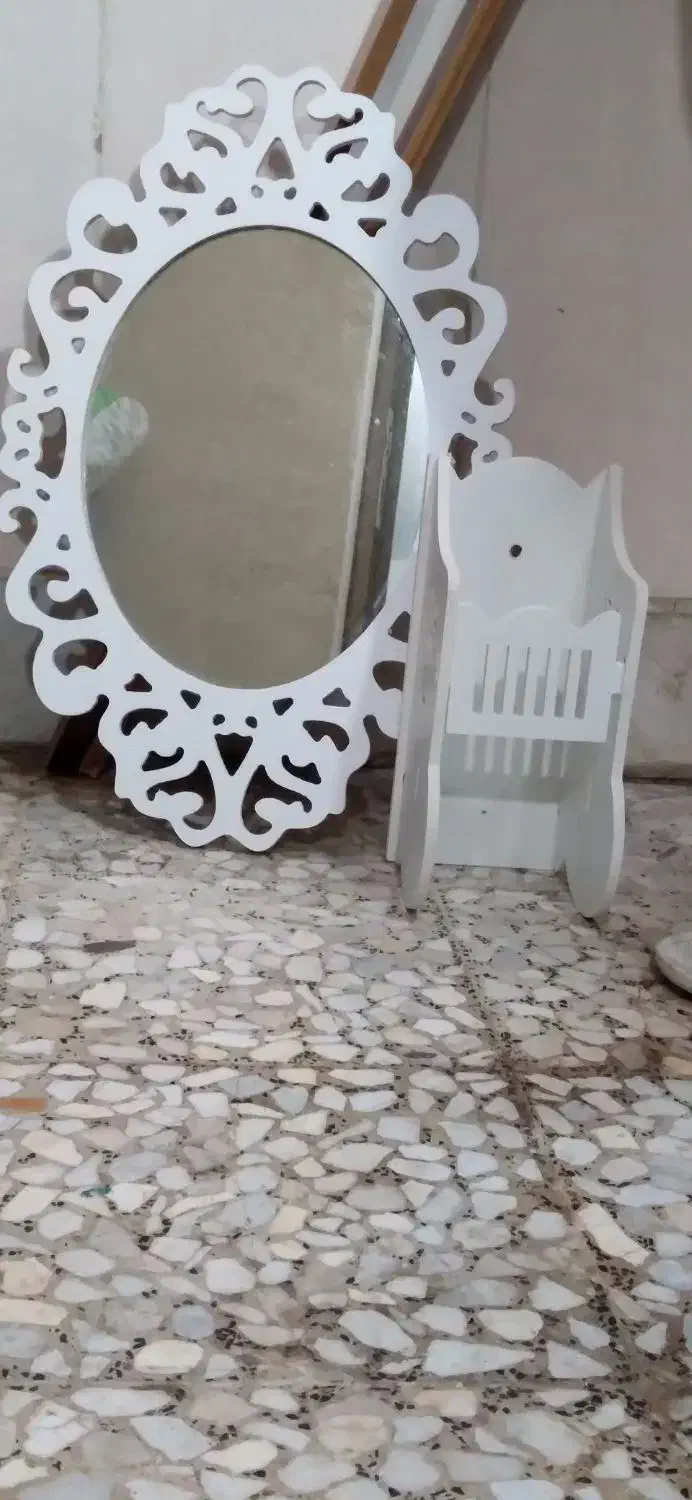 آینه و جا دستمال کاغذی|لوازم سرویس بهداشتی|چهاردانگه (تهران), |دیوار