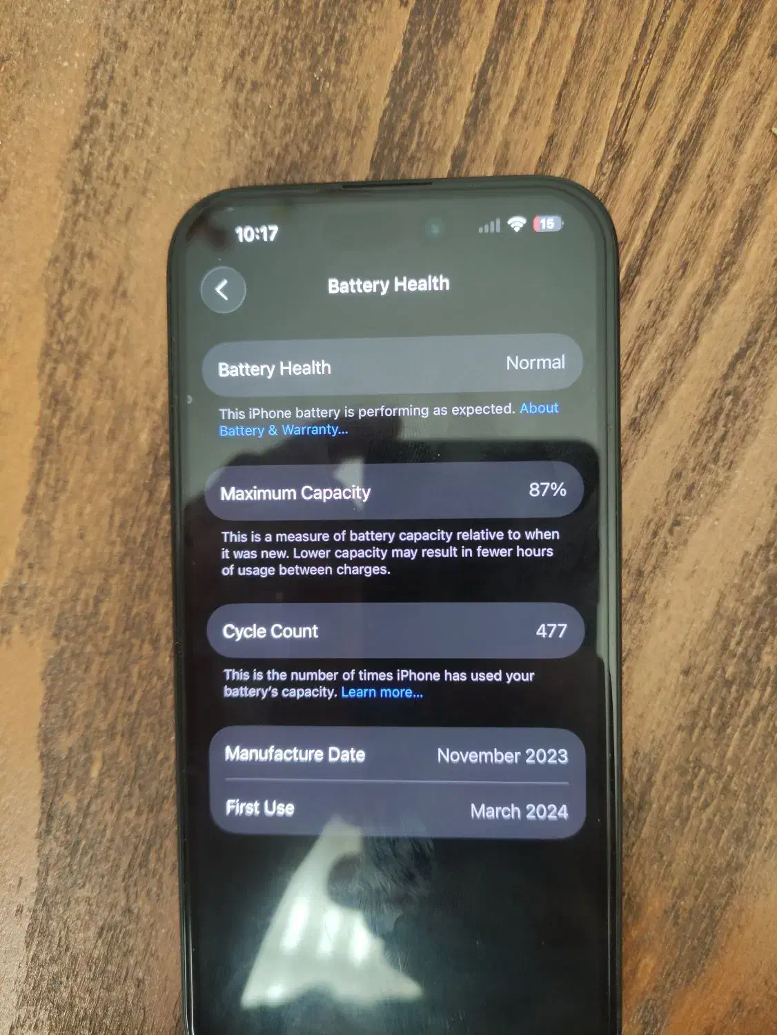 آیفون 15 نرمال 128GB|موبایل|اصفهان, رزمندگان|دیوار