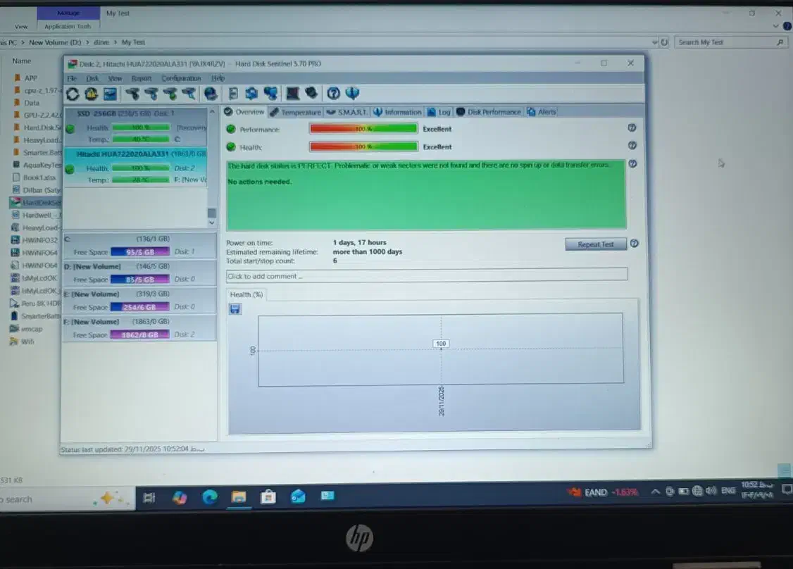 هارد 2ترا هیتاچی 100٪سلامت|قطعات و لوازم جانبی رایانه|تهران, مشیریه|دیوار