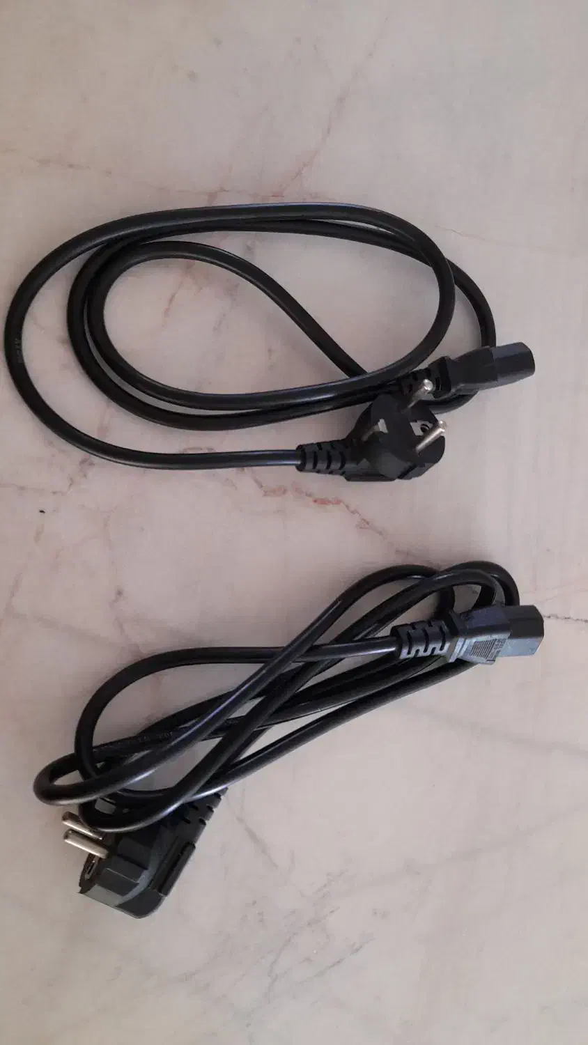 دو  عدد دوشاخه مانیتور سامسونگ|قطعات و لوازم جانبی رایانه|ساوه, |دیوار