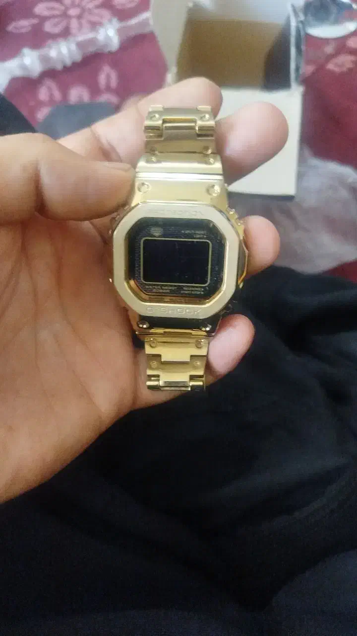 جی شاک اصل ژاپن مدل استیل طلائی|ساعت|اصفهان, ابر|دیوار