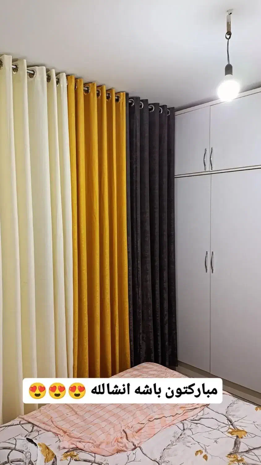 پرده ضخیم بدون نیاز به زیر پرده|پرده، رانر، رومیزی|تهران, عبدل‌آباد|دیوار