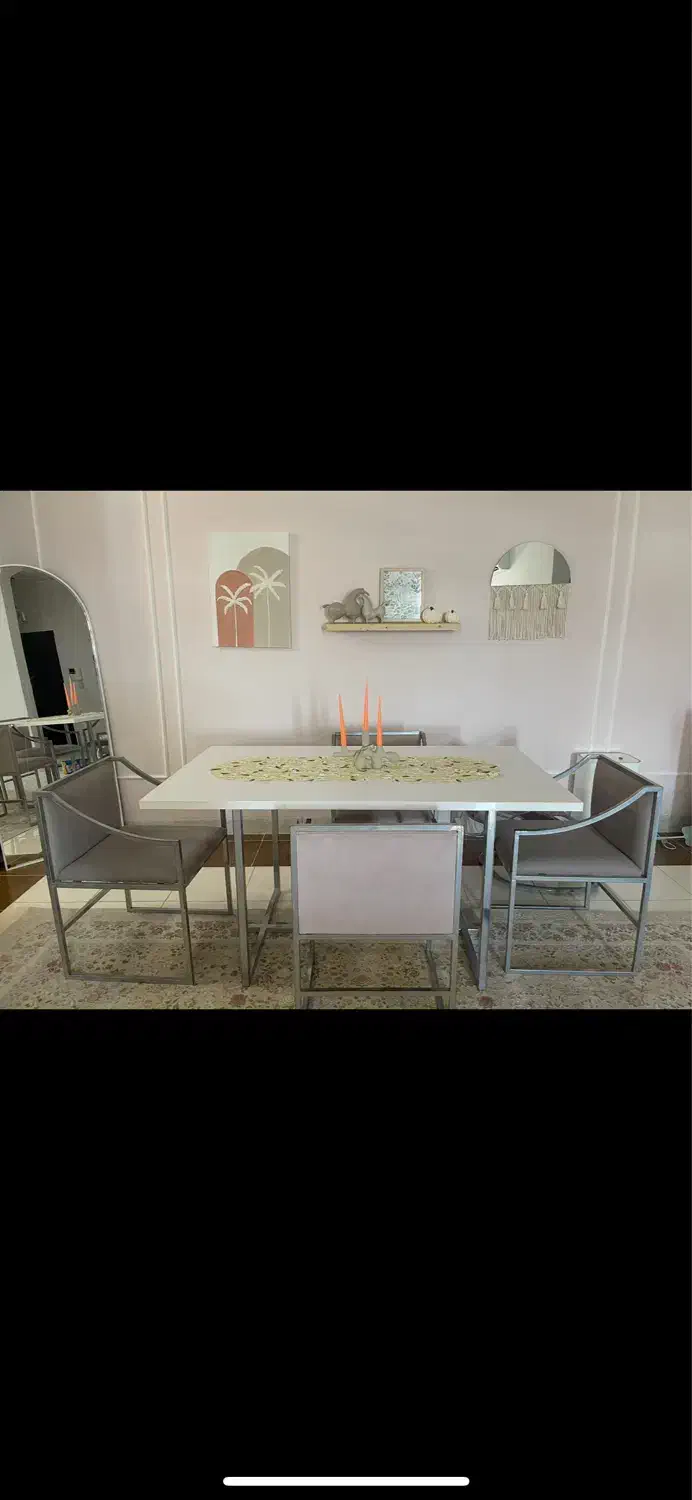 میز نهار خوری|میز و صندلی غذاخوری|زاهدان, |دیوار