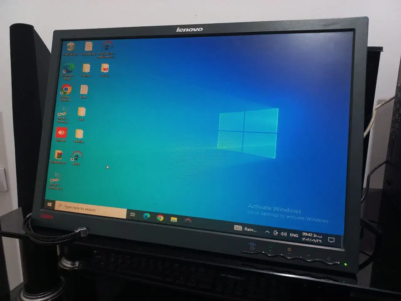 کیس به همراه مانیتور لنوو|رایانه رومیزی|مشهد, توس (بلوار توس)|دیوار