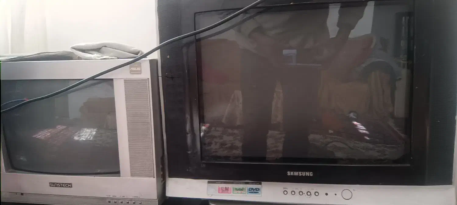 دو عدد تلویزیون صفحه تخت|تلویزیون و پروژکتور|خوانسار, |دیوار