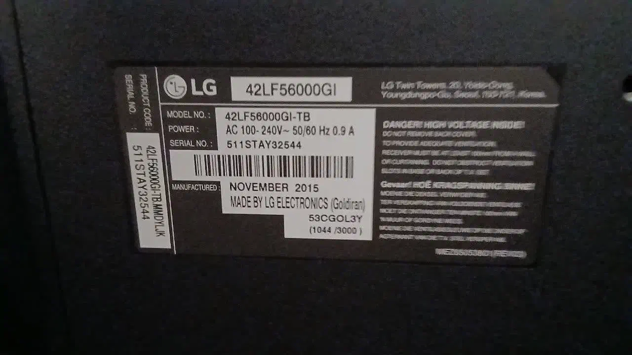 تلویزیون ۴۲ ال جی|تلویزیون و پروژکتور|اراک, |دیوار