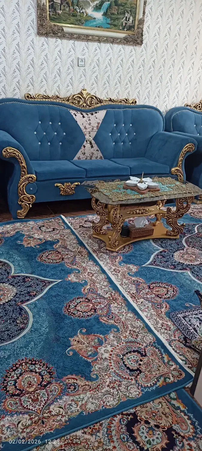 مبل هفت نفره|مبلمان خانگی و میز عسلی|کبودرآهنگ, |دیوار