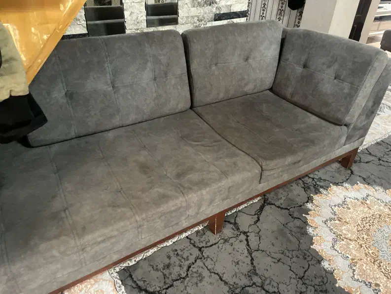 دوعددکاناپه 3نفره مدل ال|مبلمان خانگی و میز عسلی|رشت, فرزانه|دیوار