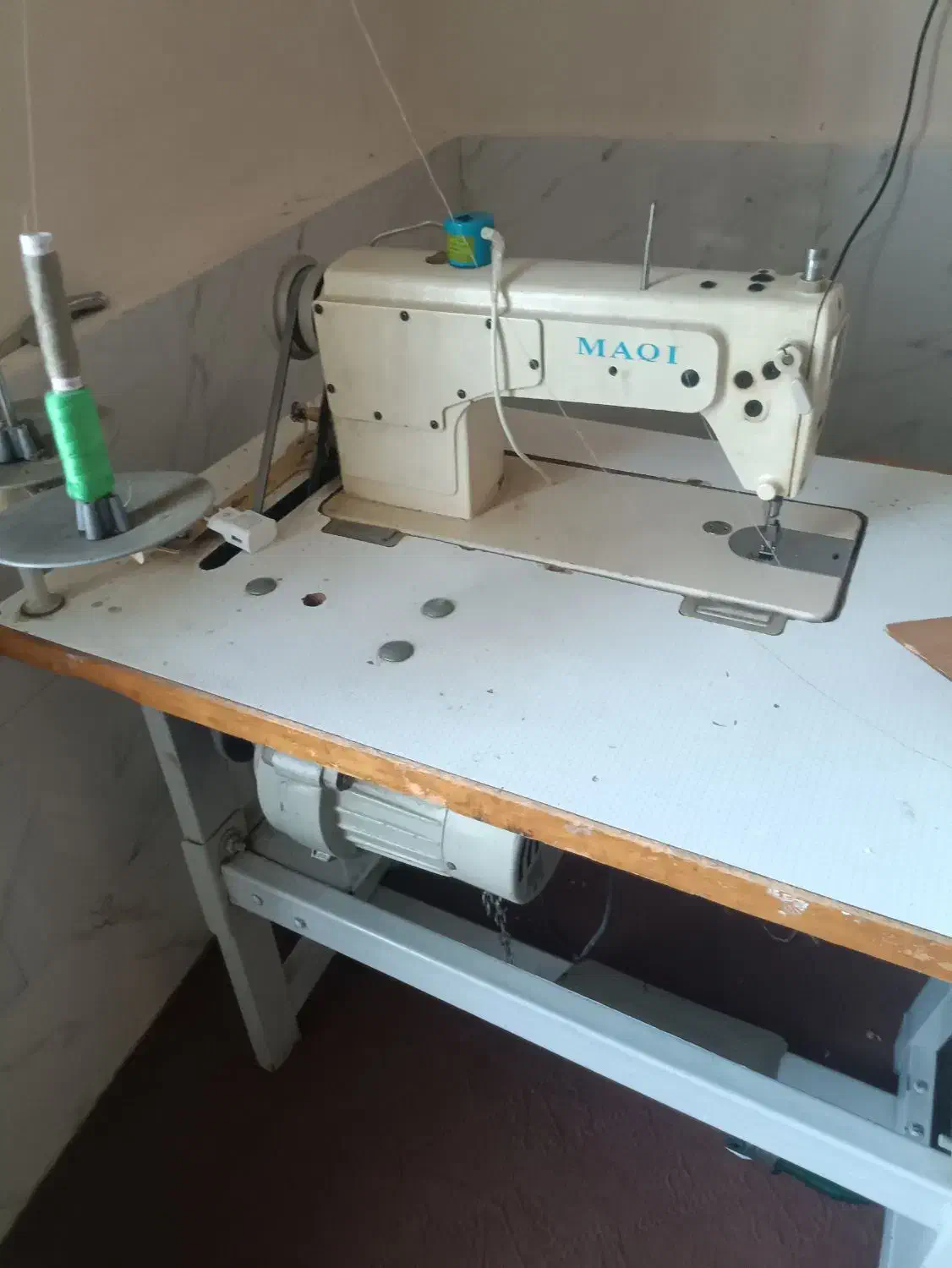 چرخ خیاطی راسته دوزدینام دار|چرخ خیاطی و ریسندگی|سیمین شهر, |دیوار