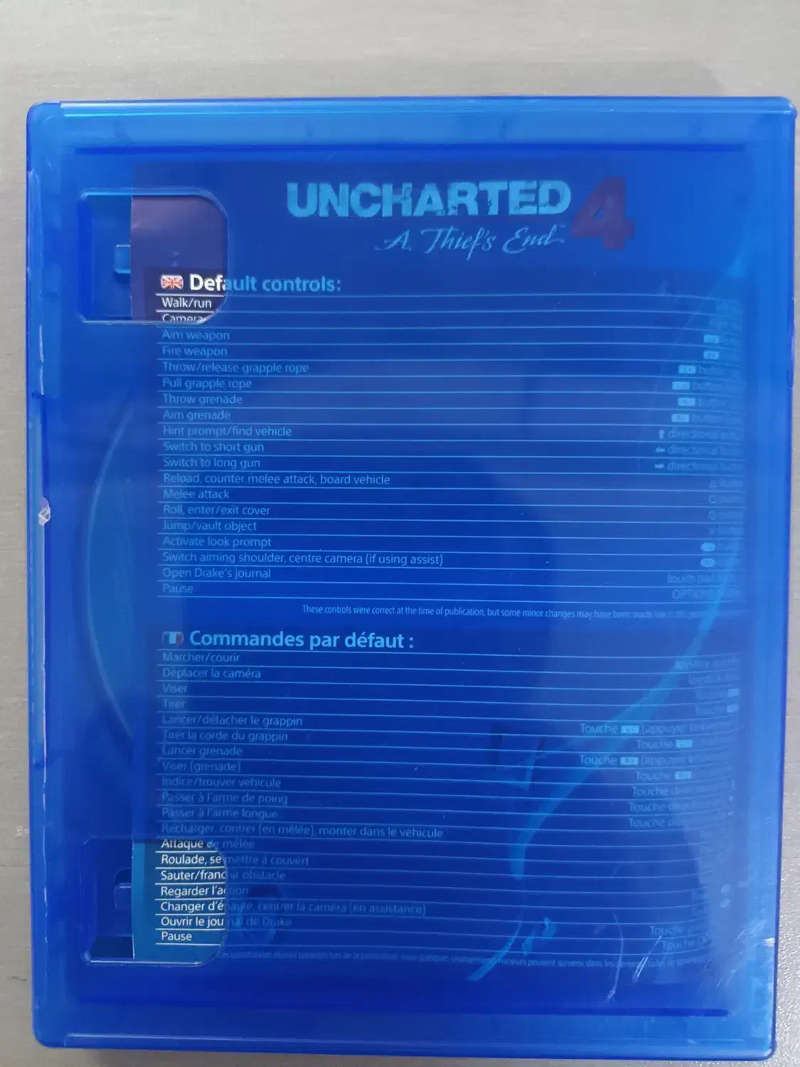 دیسک بازی آنچارتد۴ برای ps4|کنسول، بازی ویدئویی و آنلاین|رشت, کوی امام رضا|دیوار