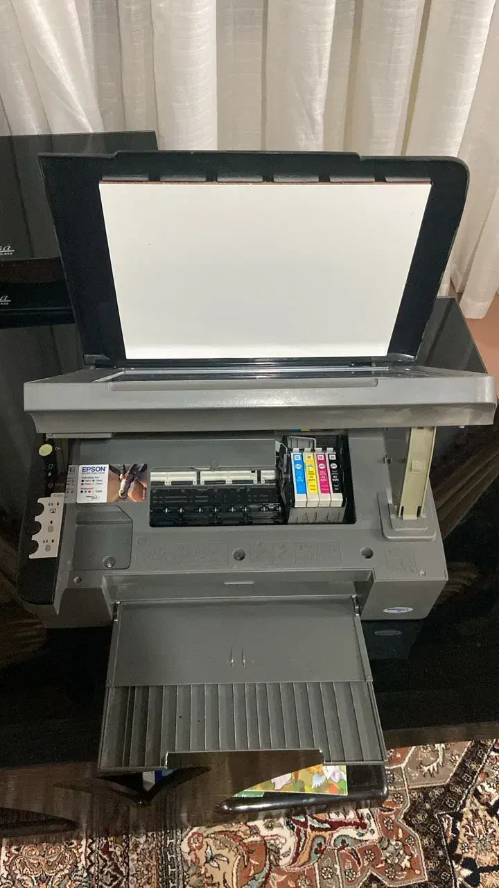 پرینتر ۳ کاره اپسون رنگی|پرینتر، اسکنر، کپی، فکس|قزوین, |دیوار