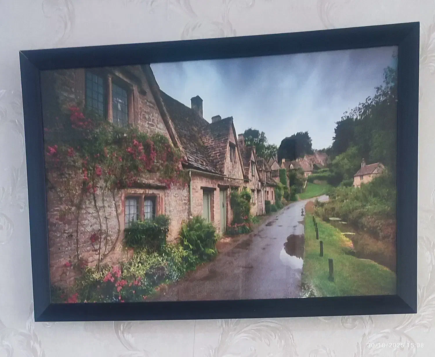 تابلو چراغ دار پس از باران|تابلو، نقاشی، عکس|الوند, |دیوار