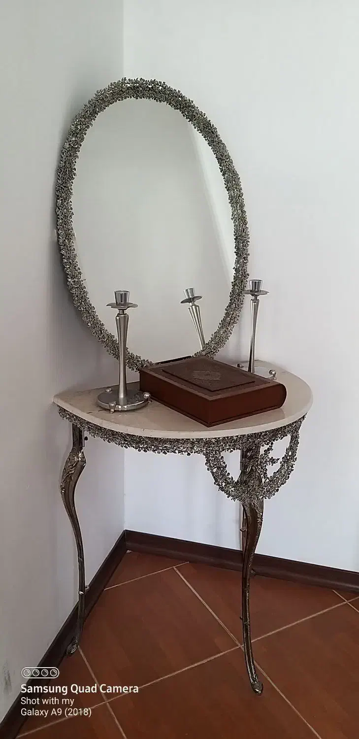 آینه شمعدان عروسی|آینه|کرمان, |دیوار