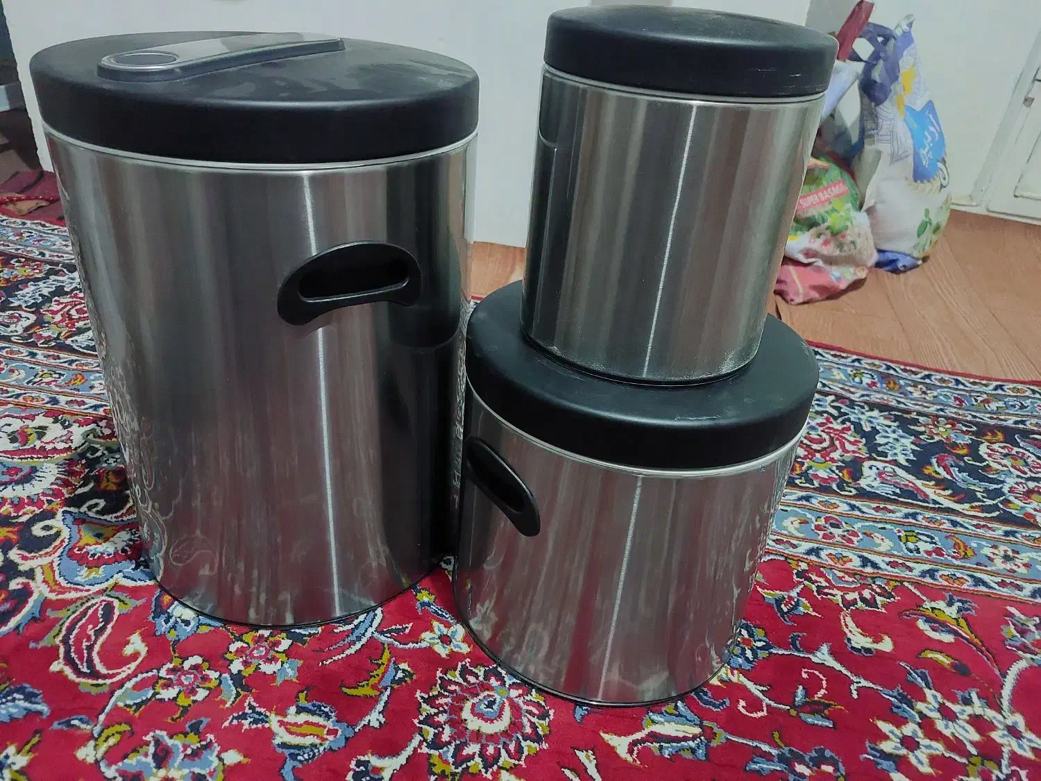 سطل حبوبات|ظروف نگهدارنده، پلاستیکی، یک‌بارمصرف|خمین, |دیوار