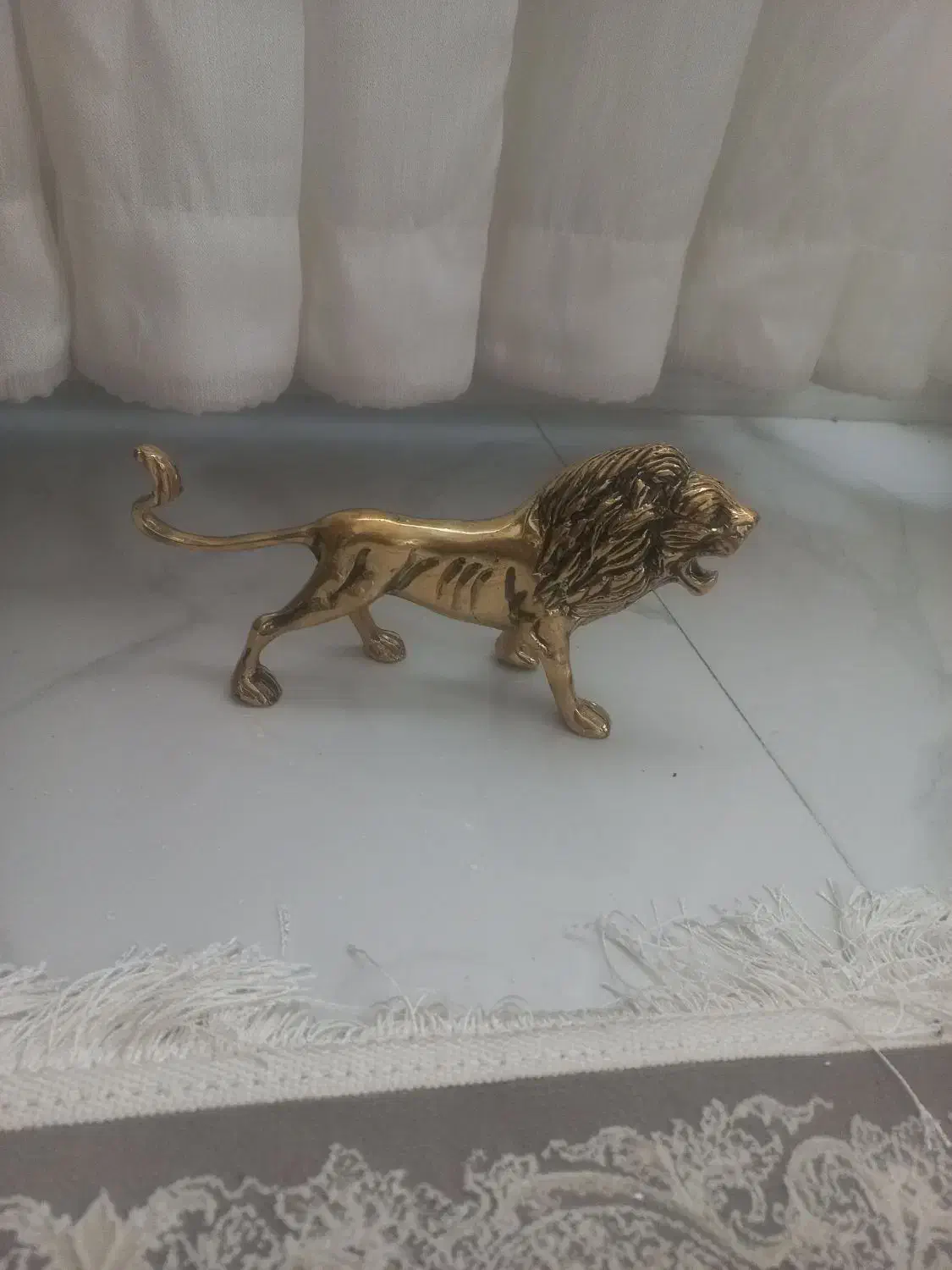 شیر برنز بزرگ|صنایع دستی و سایر لوازم تزئینی|تهران, بریانک|دیوار