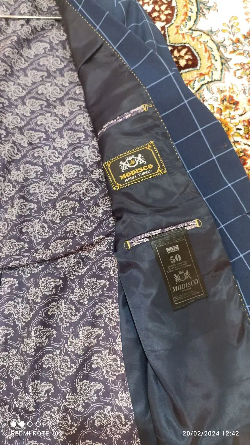 کت تک مردانه سورمه ای نو|لباس|مشکیندشت, |دیوار