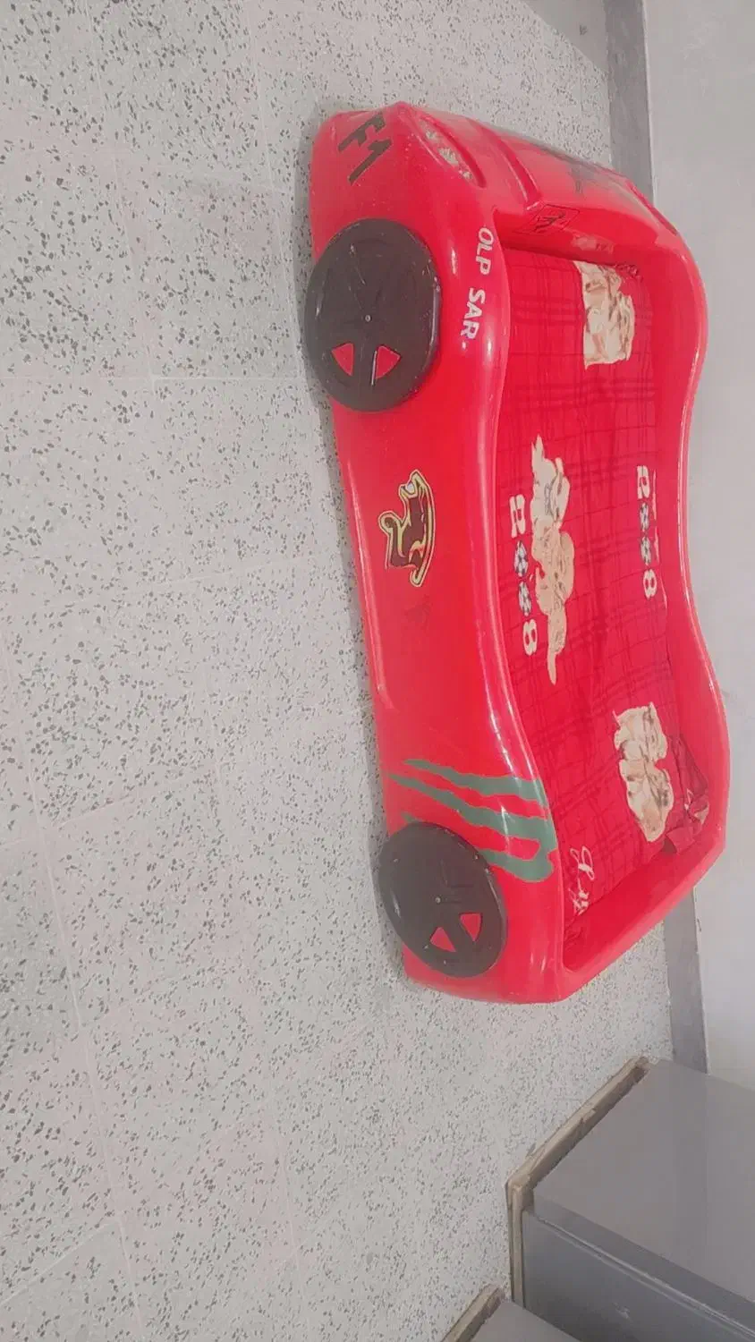 تخت خواب کودک ماشینی|تخت و سرویس خواب|اهواز, گیت بوستان|دیوار