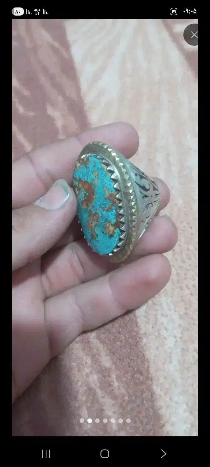انگشتر فیروزه درشت|زیورآلات و اکسسوری|شاهدشهر, |دیوار