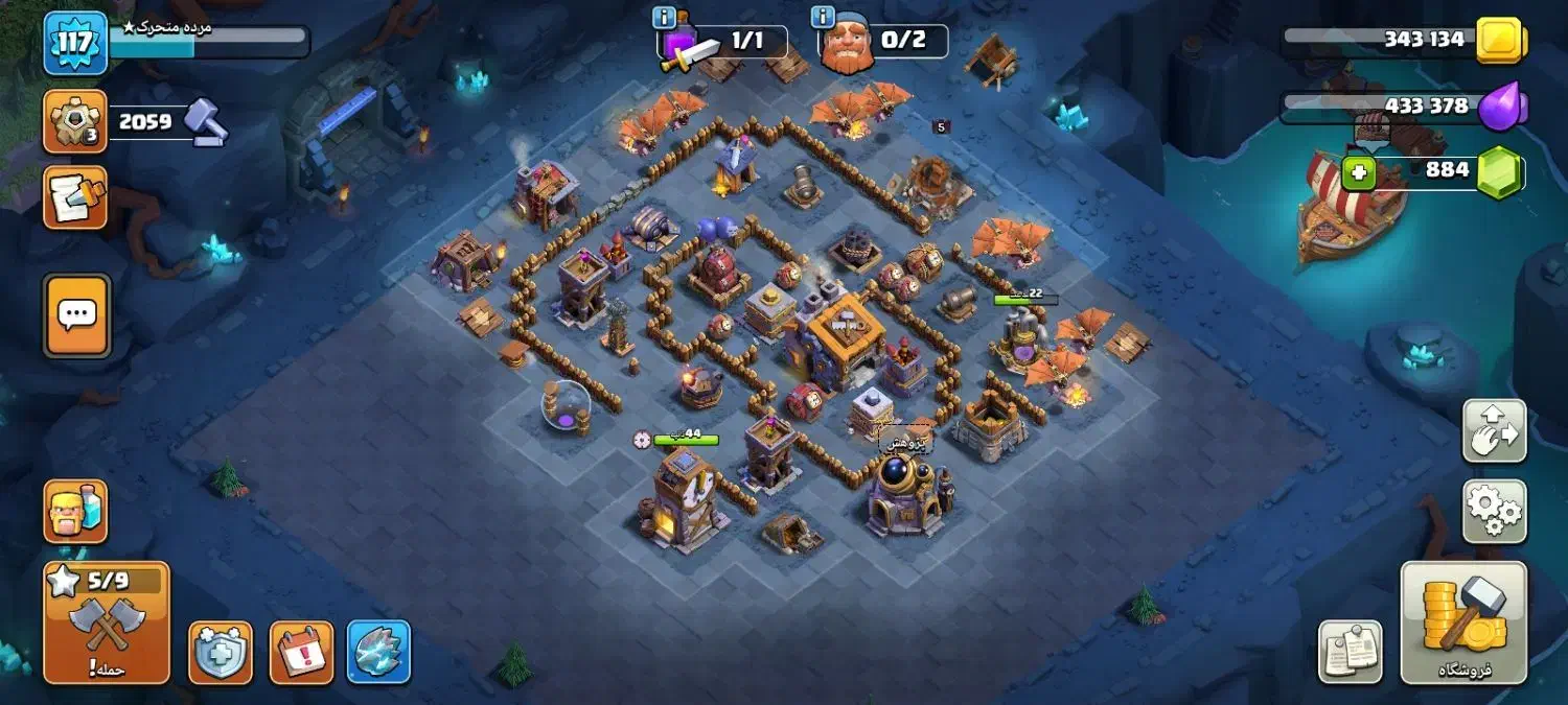 اکانت کلش تان ۱۳ مکس فقد دیوار ها مکس نیست|کنسول، بازی ویدئویی و آنلاین|زابل, |دیوار