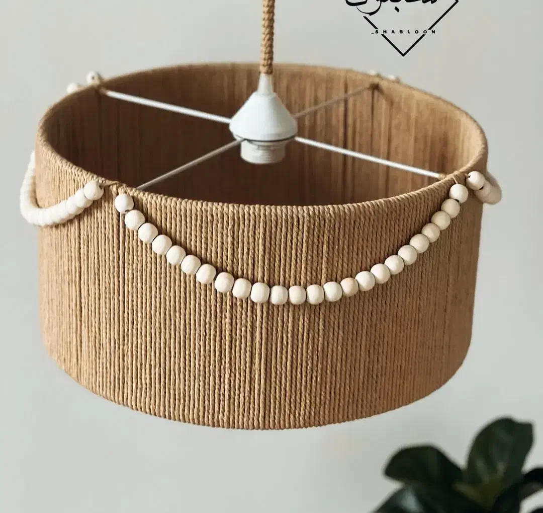 سفارش انواع لوستر رافیا|لوستر و چراغ آویز|فولادشهر, B7|دیوار