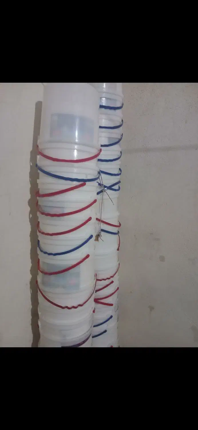 سطل ۸ کیلویی|ظروف نگهدارنده، پلاستیکی، یک‌بارمصرف|سنندج, |دیوار