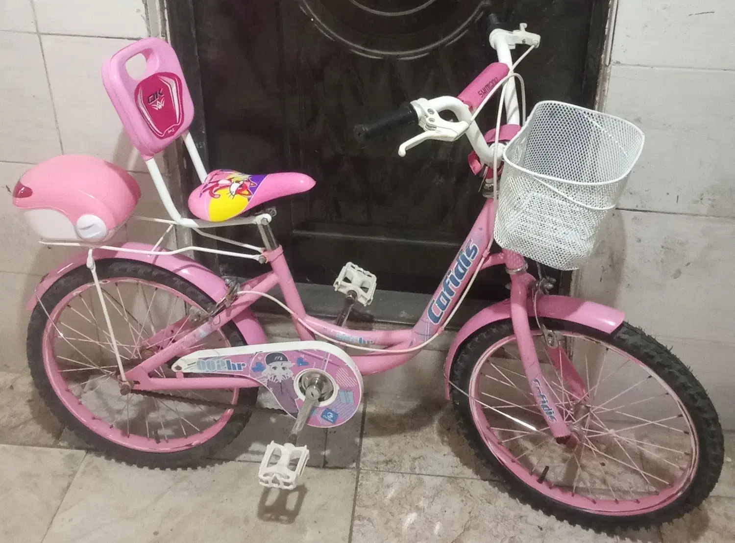 دوچرخه 20 صورتی دخترونه در حد نو|دوچرخه، اسکیت، اسکوتر|قزوین, |دیوار