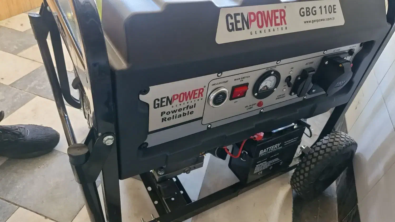 موتور برق ۱۰ و نیم جن پاور اصل تمام مسی|ابزارآلات|سلماس, |دیوار