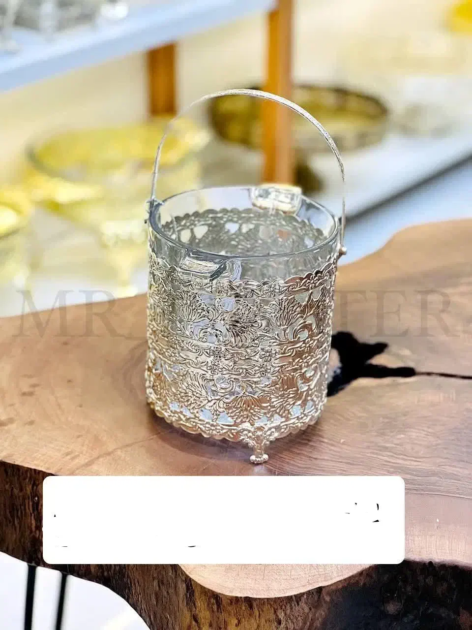 یخدان بلوری سرسفره|ظروف سرو و پذیرایی|قم, نیروگاه|دیوار