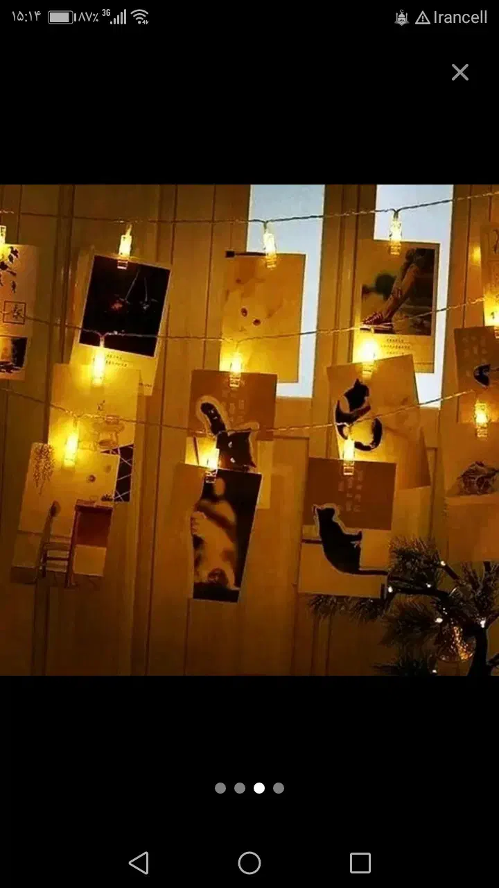 ریسه لامپ|ریسه و چراغ تزئینی|اصفهان, شهشهان|دیوار