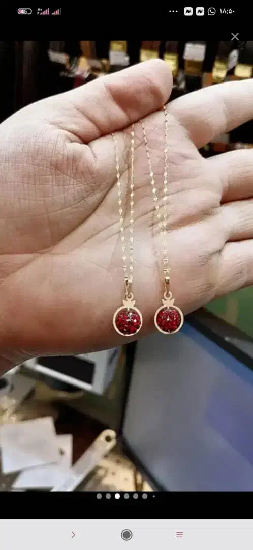 نیم ست یلدایی جذاب|جواهرات|شیراز, شاهچراغ|دیوار