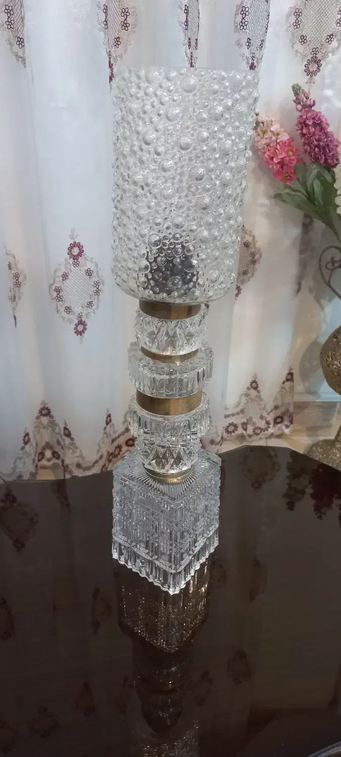 چراغ برنزکریستال آمریکایی|چراغ خواب و آباژور|کرج, فاز ۳ مهرشهر|دیوار