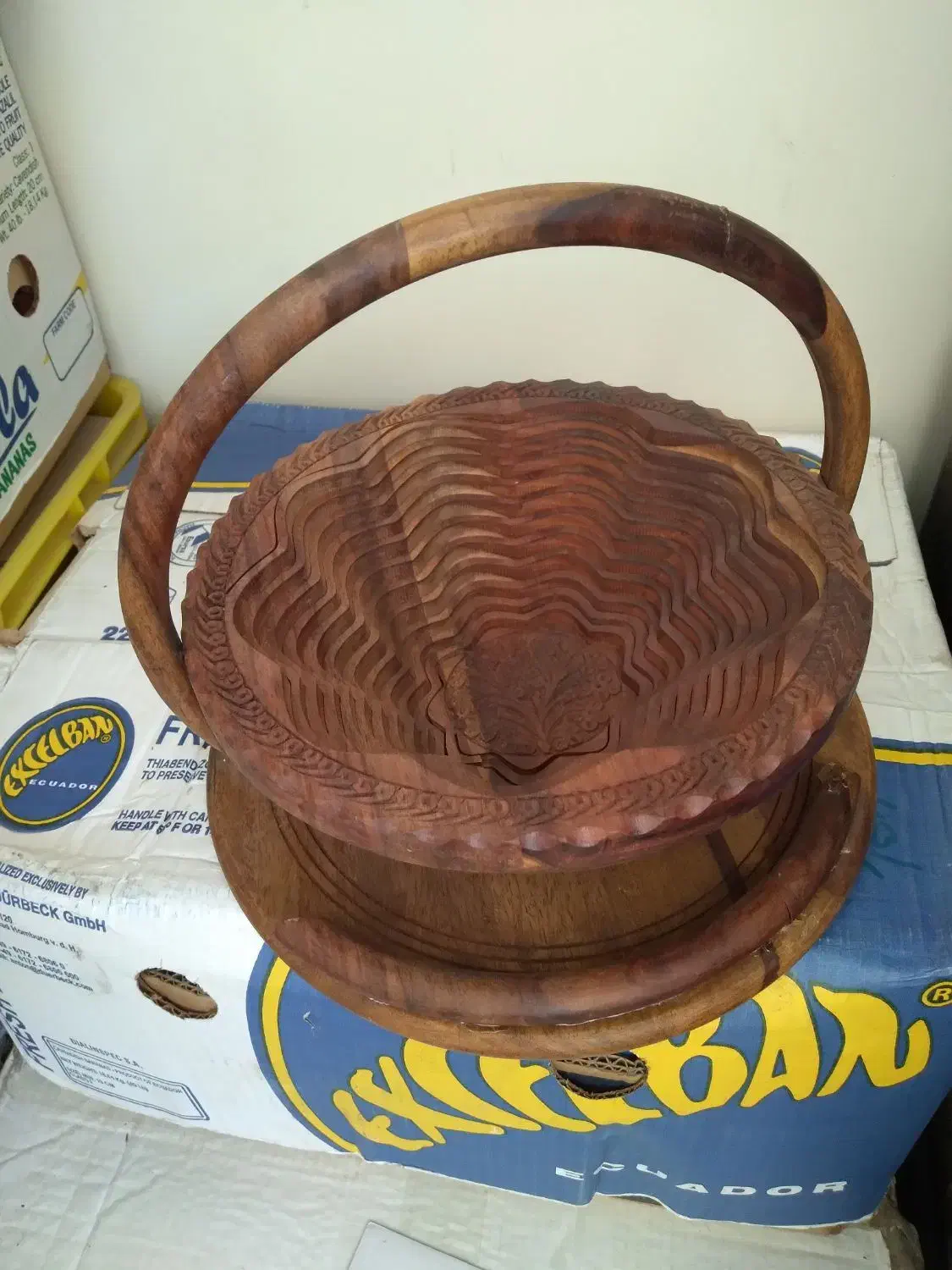 میوه خوری چوبی اصل|ظروف سرو و پذیرایی|تبریز, |دیوار