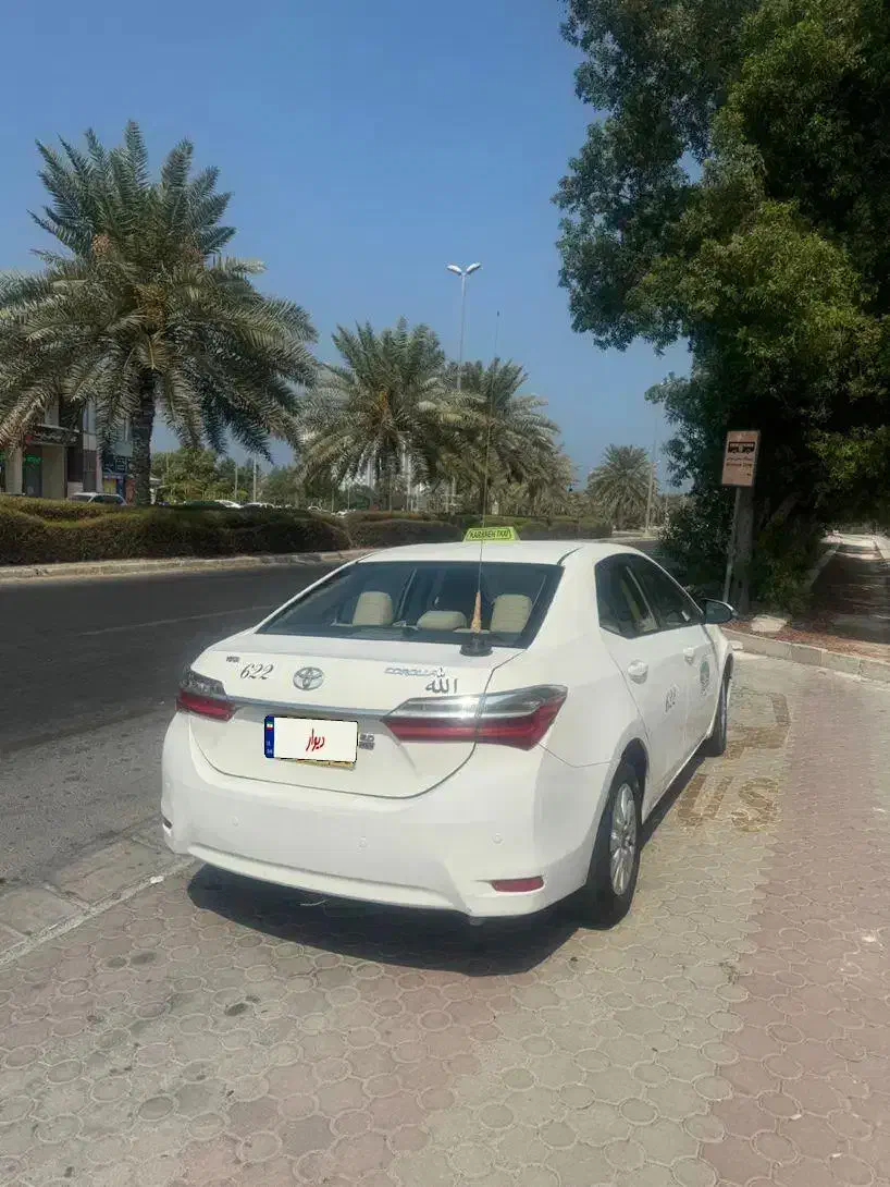 فروش ۶ دانگ تاکسی کرولا ۲۰۱۷|خودرو سواری و وانت|کیش, |دیوار