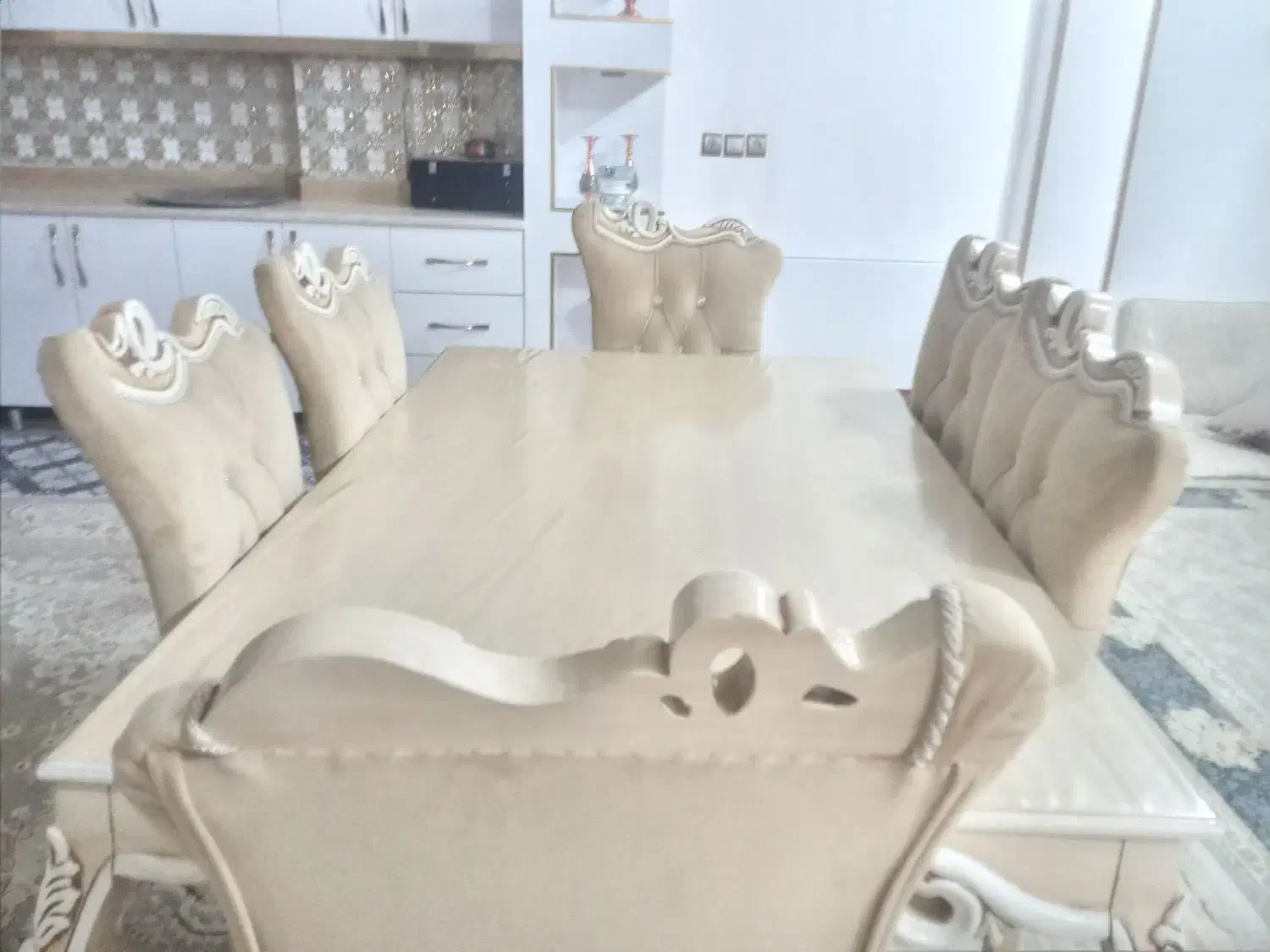 فروش میز ناهارخوری ۶نفره|میز و صندلی غذاخوری|نجف‌آباد, یزدانشهر|دیوار