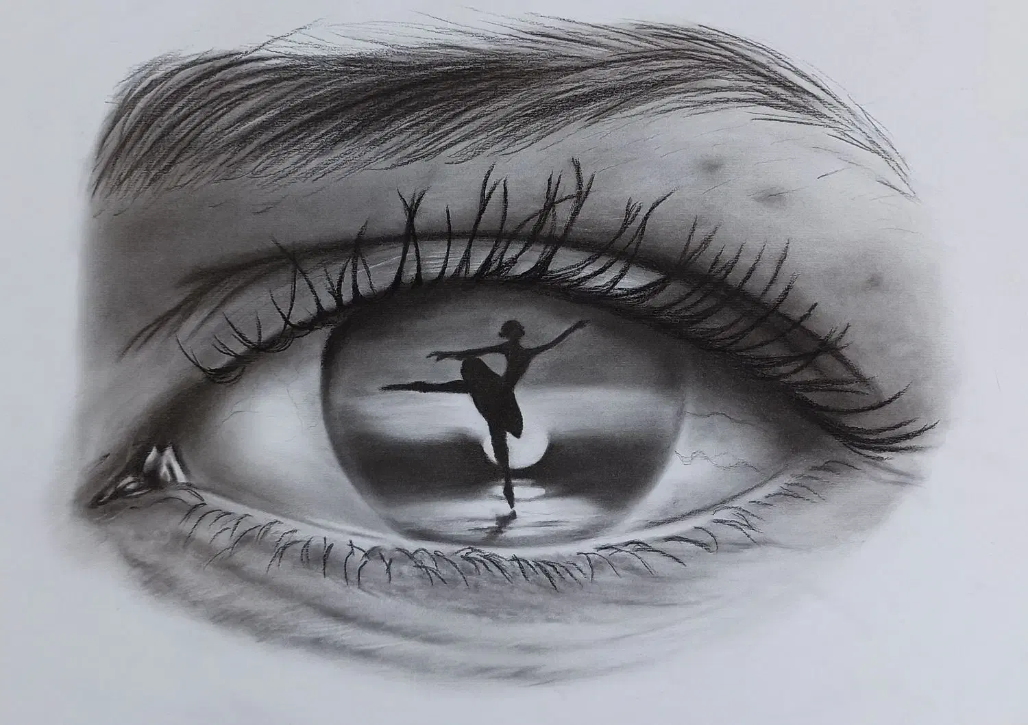 طراحی چهره|تابلو، نقاشی، عکس|آباده, |دیوار