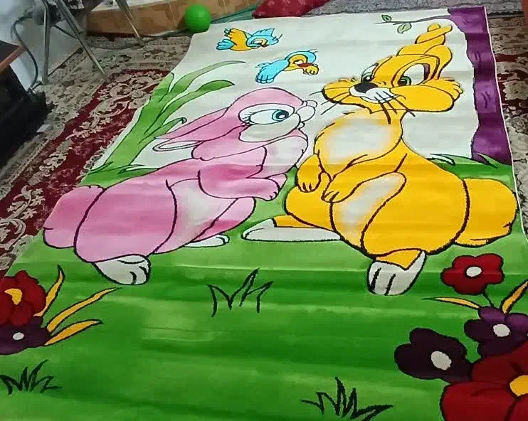 فرش عروسکی|فرش|کرمان, |دیوار