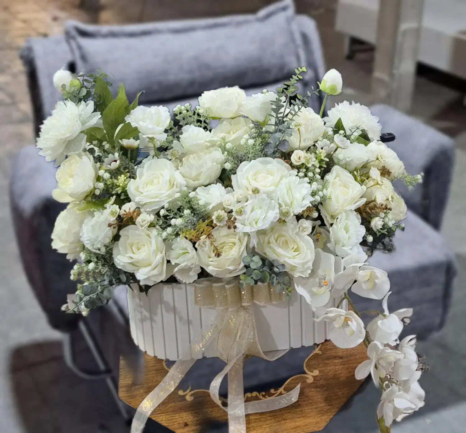 سبد گل مصنوعی مناسب خواستگاری و بله برون|گل مصنوعی|بیرجند, |دیوار