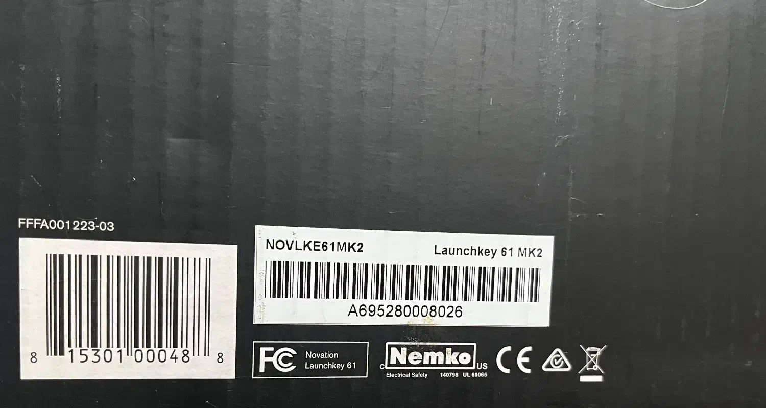 میدی کنترلر Novation luanchkey 61 MKII|پیانو، کیبورد، آکاردئون|ساری, |دیوار