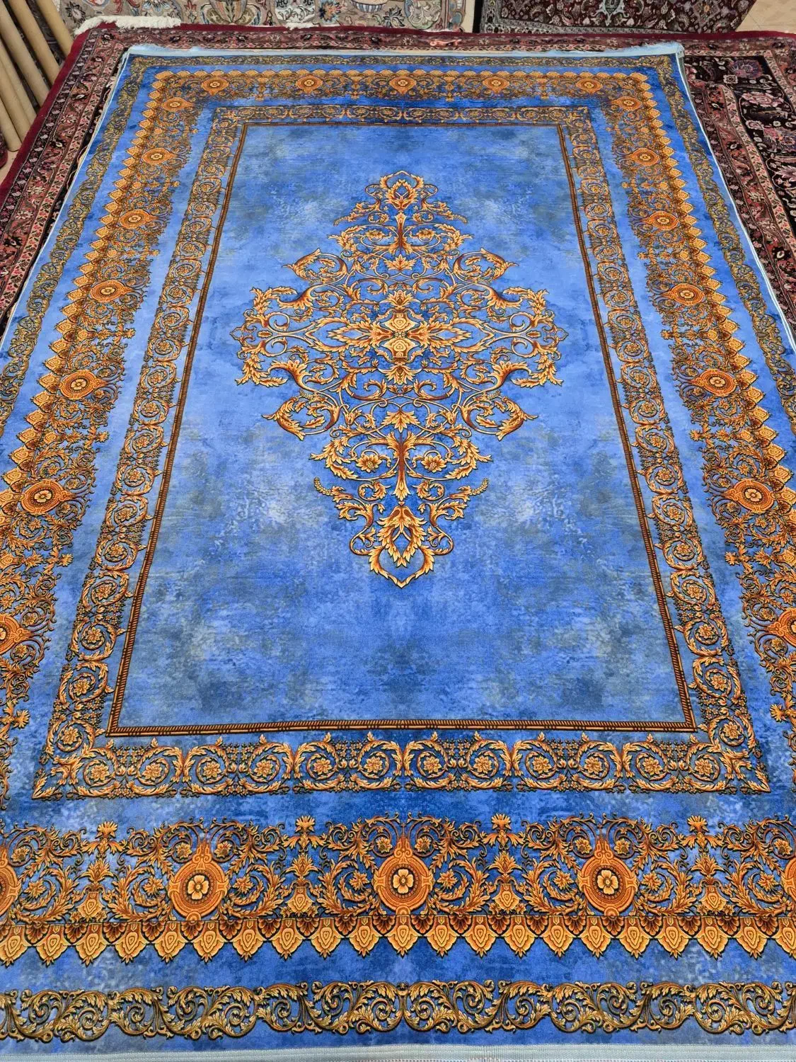 فرش ماشینی ۶ متری ۱۲۰۰ شانه. گالری فرش ایران|فرش|مشهد, حجت|دیوار