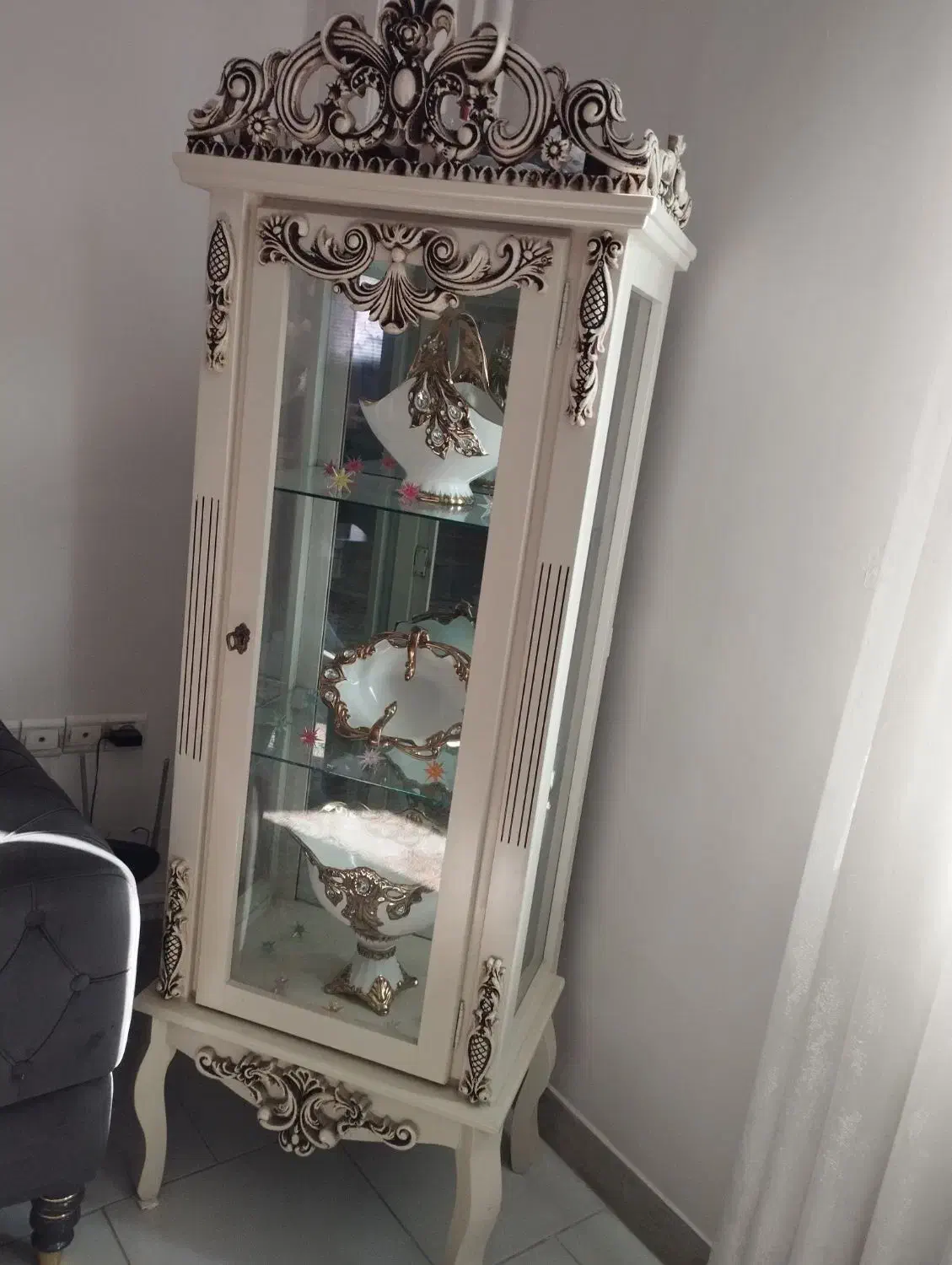 بوفه رنگ استخوانی|بوفه، ویترین، کنسول|گرگان, |دیوار