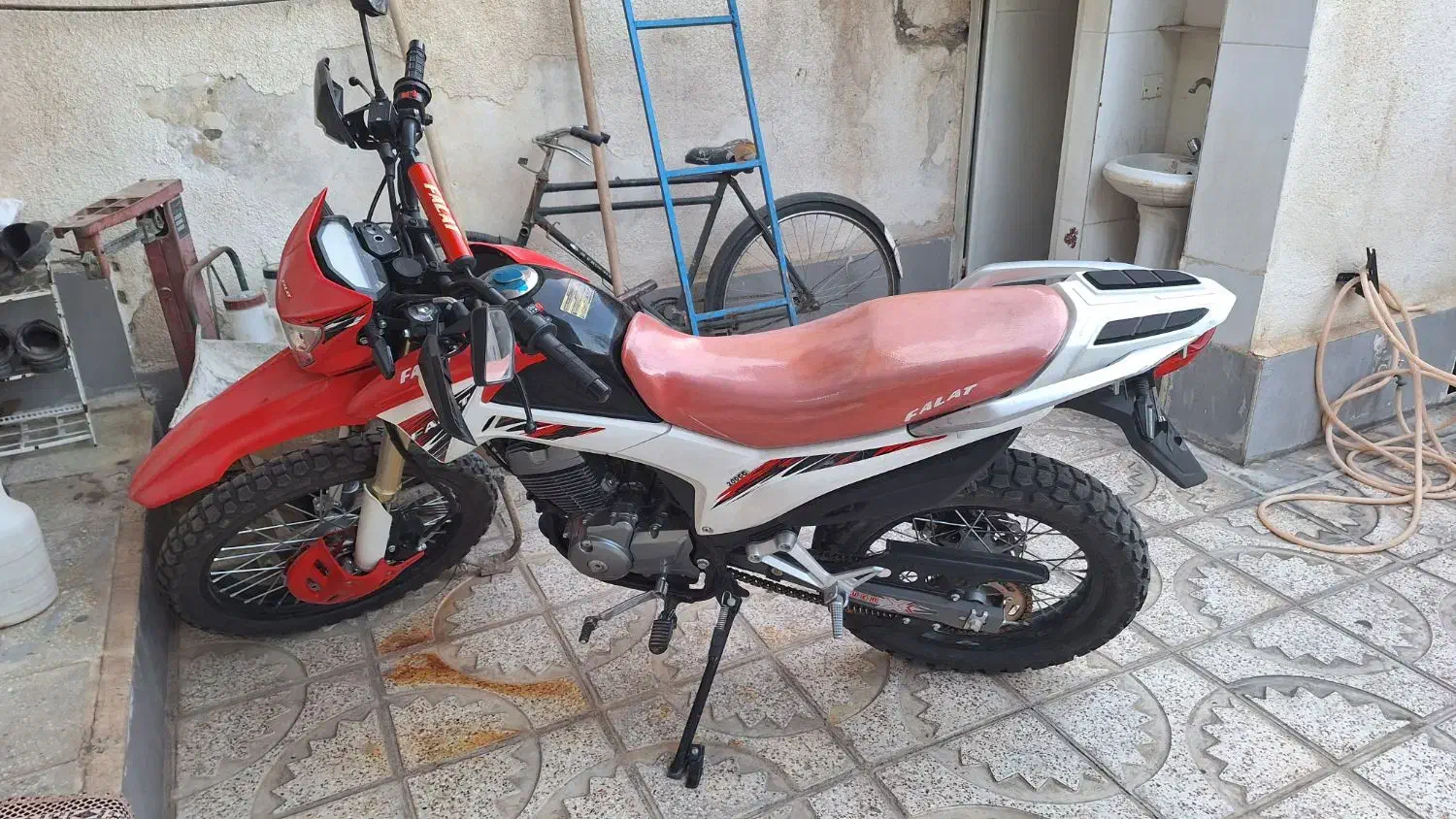 موتورتریل فلات 200نیوفیس درحدنوتمیز|موتورسیکلت|محمدیه-قزوین, |دیوار