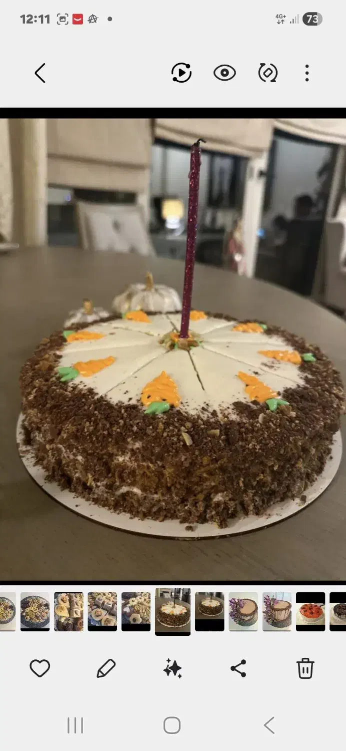 سفارش انواع کیک و شیرینی خانگی|خدمات پذیرایی، مراسم|تهران, هروی|دیوار