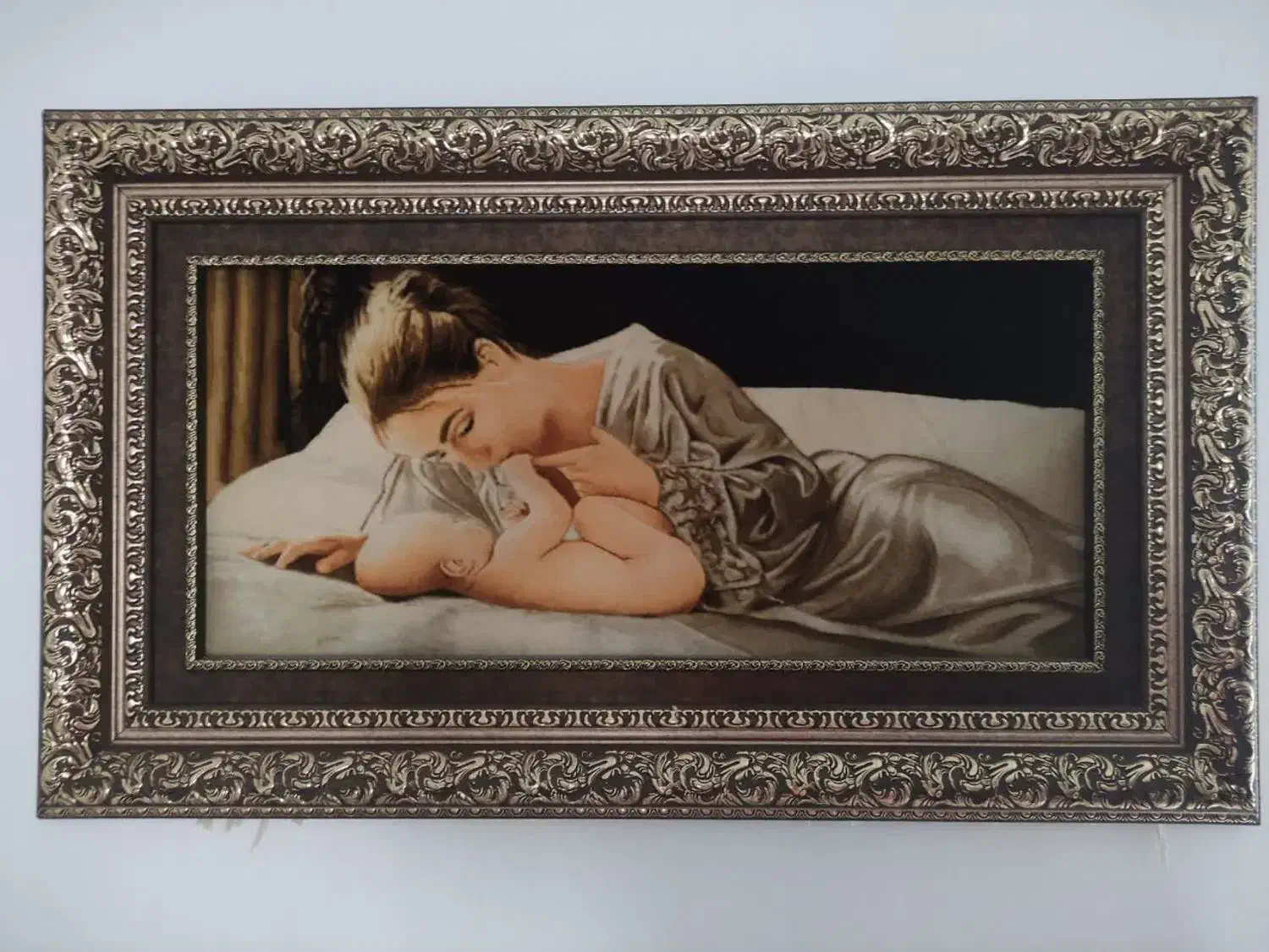 تابلو فرش دست بافت مهر مادری|تابلو فرش|تهران, زهتابی|دیوار