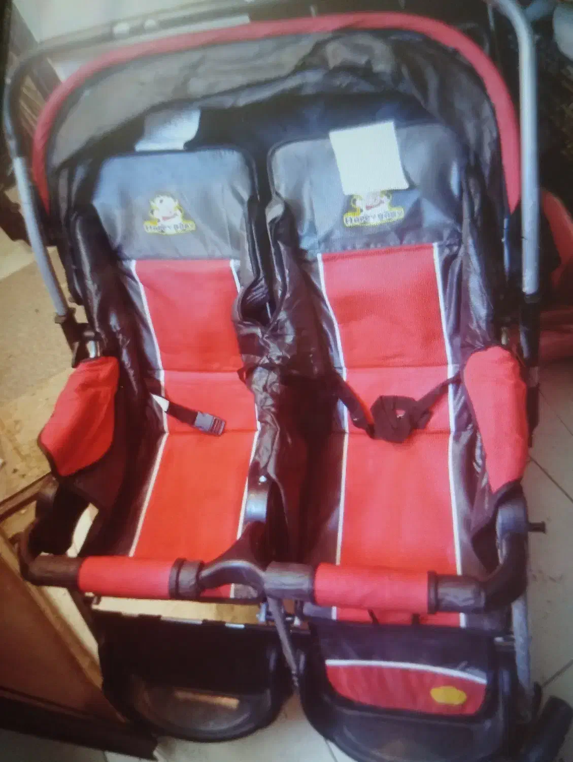 کالسکه دوقلو (دو نفره) برند Happy Baby - در حد نو|کالسکه و لوازم جانبی|رباطکریم, رباطکریم|دیوار